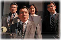 California state assembly Republicans announce the formation of a new political action committee in May, 1999, designed to promote Latino participation in the federal and state political process.